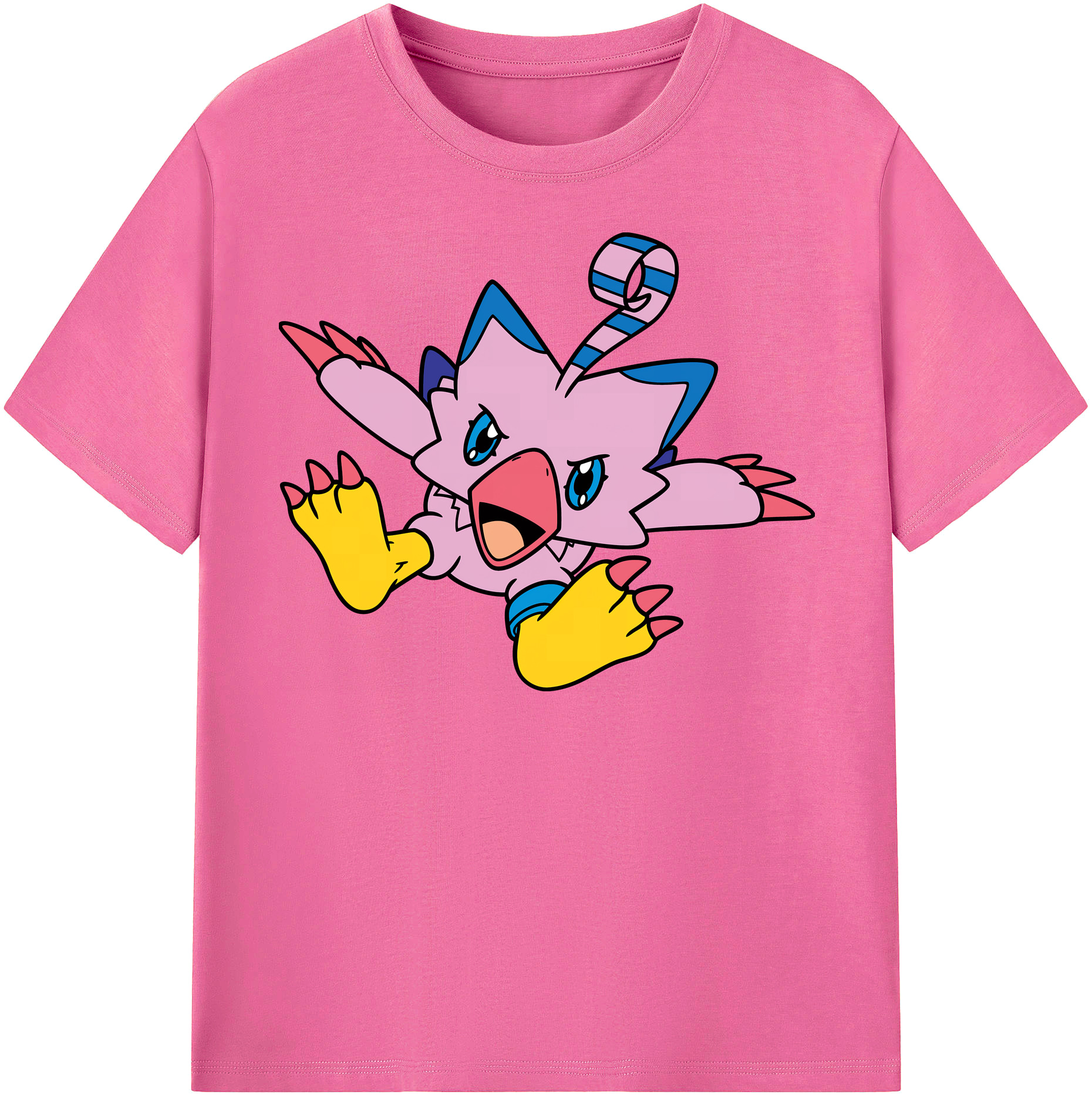 （画像用） Digimon デジタルモンスター/デジモン レディースカジュアルプリントTシャツ（綿100％）